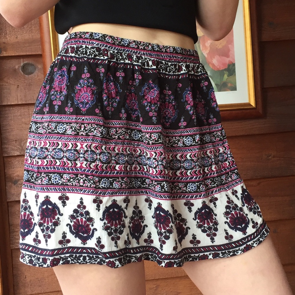 LA Hearts mini skirt